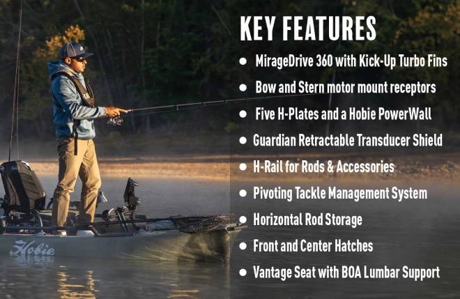 Mirage Pro Angler 12 with 360XR Drive Technology