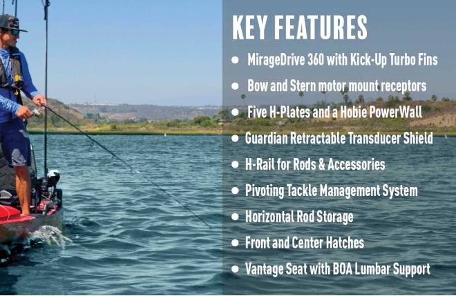 Mirage Pro Angler 14 with 360XR Drive Technology