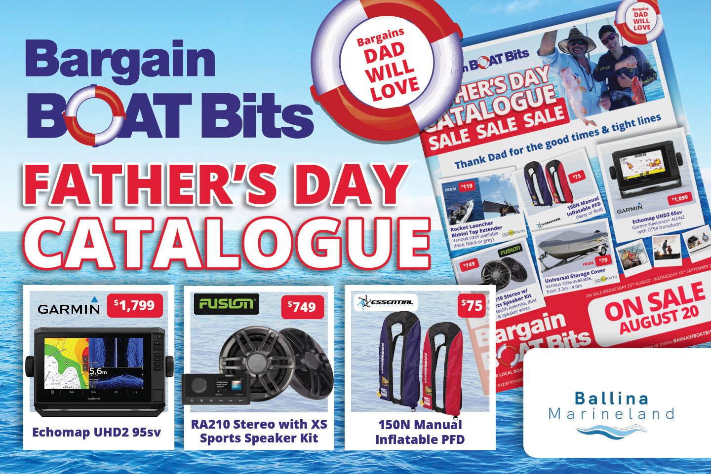Bargain Boat Bits Father's Day Sale Catalogue